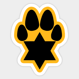 Paw of David Sticker